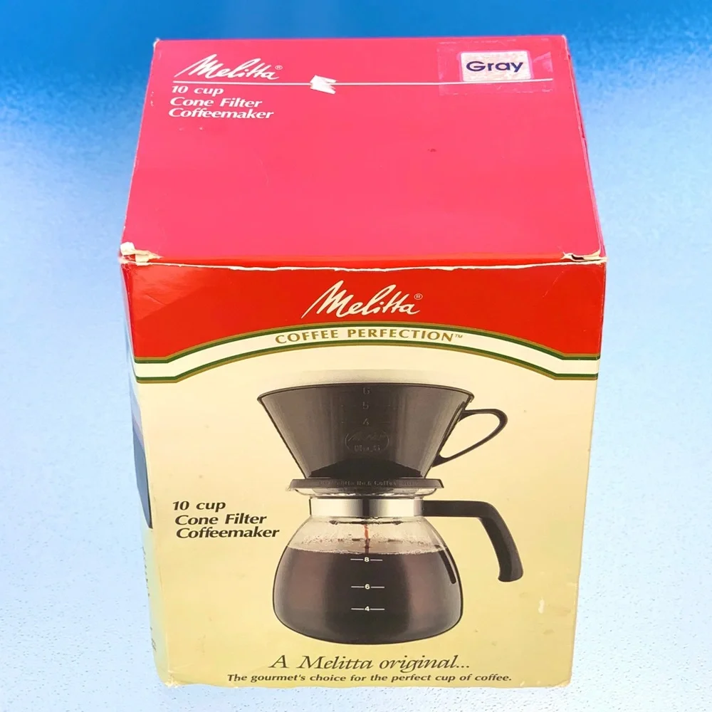 Melitta® 10-Cup Pour-Over Cone Filter Coffeemaker